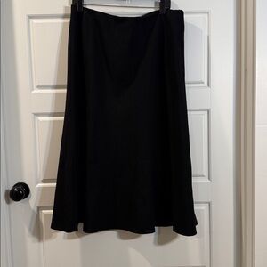 Eileen Fisher Midi Aline Skirt Black large